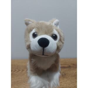 Game of Thrones Dire Wolf Cub 9" Plush Animal: Nymeria Brown White Licensed NWOT